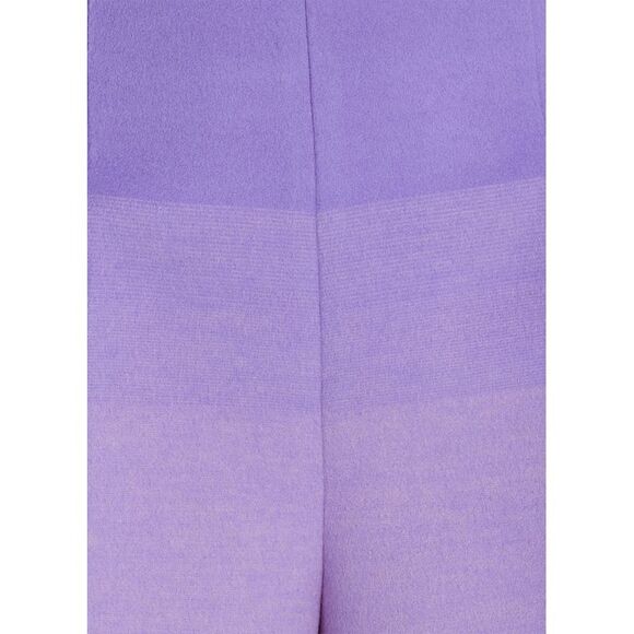 Oscar de la Renta Womens Ombre Wool Blend Pants 2 Iris/Ginger - NWT $2490 - Picture 5 of 5